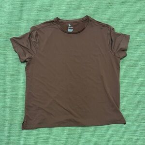 Brown/orange Men's Performance Crew Neck T-Shirt- All in motion